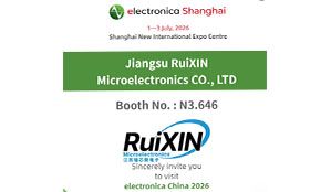 Jiangsu RuiXIN Microelectronics to Highlight Advanced Semiconductor Solutions at electronica China 2026